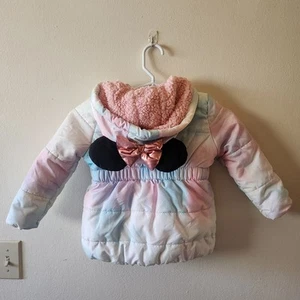 Disney Multicolored Hooded Minnie Mouse Jacket size 4T - Picture 1 of 4