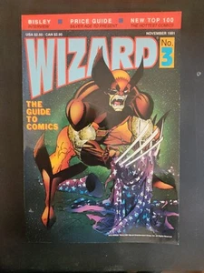 WIZARD GUIDE to COMICS MAGAZINE #3 November 1991 Wolverine - Picture 1 of 3