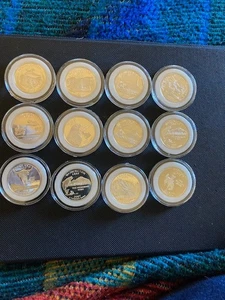 12 State Silver Proof Quarters Various no duplicates - Picture 1 of 1