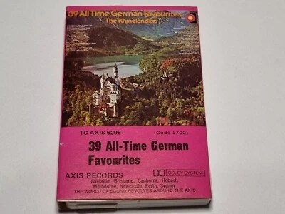 39 ALL TIME GERMAN FAVOURITES PART 1. THE RHINELANDERS Audio Cassette IN VGC - Image 1 of 3