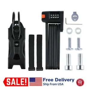 Ciclismo Portátil Plegable Cerradura MTB Bicicleta de Carretera Mini Anti-Ladrón Aleación Acero Cerraduras EE. UU. - Imagen 1 de 13
