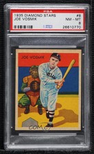 1934-36 National Chicle Diamond Stars R327 Joe Vosmik #8.2 PSA 8 Rookie RC