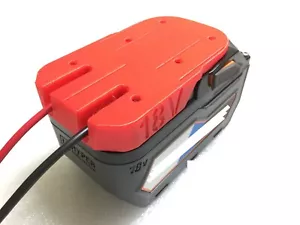 10AWG Red adapter for Ridgid 18V Hyper li-ion battery dock power connector RIGID - Picture 1 of 5