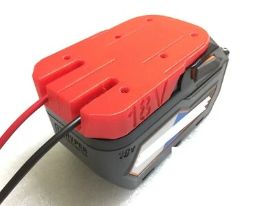 TERRAFIRMA 10AWG Red adapter for Ridgid 18V Hyper li-ion battery dock power connector RIGID