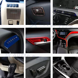 Interior Auto Race Style Molding Decor Trim Accessories For Toyota Camry 2018+ - Picture 1 of 62