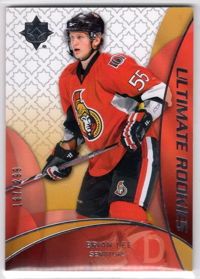 2008-09 Ultimate Collection #49 Brian Lee RC 187/299 *S519 - Image 1 of 1