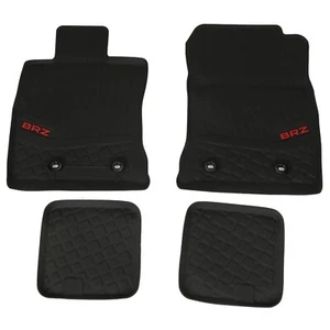 Subaru 2022-2025 BRZ All Weather Rubber Floor Liners w/ Logo J501SCC000 Genuine - Picture 1 of 1