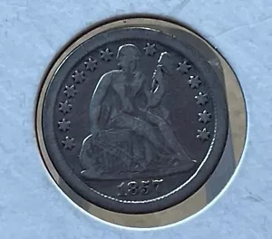 1888-P Seated Liberty United States .90 Silver Dime 10c Coin - Picture 1 of 2