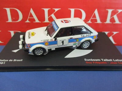 Die cast 1/43 Modellino Auto Talbot Sunbeam Lotus Brasil 1981 G. Frequelin - Immagine 1 di 4