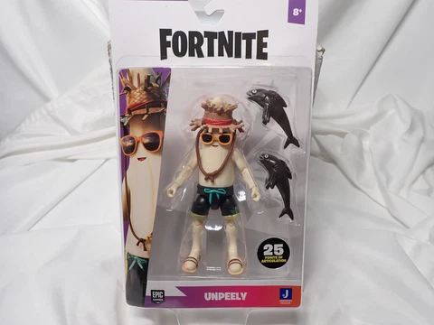 Fortnite Unpeely Solo Mode Banana Action FigureToy EPIC GAMES 2021 NEW 4.5" tall Cover