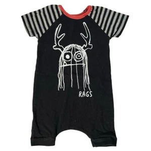 Rags to Raches Baby One Piece Pull On Monster Playsuit 6-12 mo - Picture 1 of 3