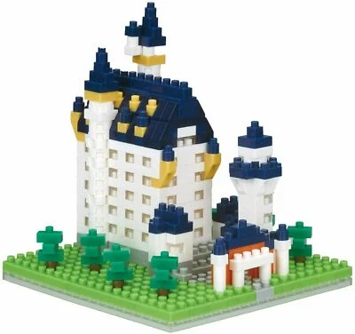 NANOBLOCK Schloss Neuschwanstein Nano Block Micro-Sized Building Blocks NBH-198 - Image 1 of 4