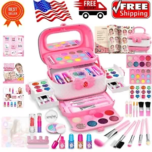 Delightful 58-Piece Makeup & Nail Set for Girls - Birthday Gift Idea in Pink - Picture 1 of 11