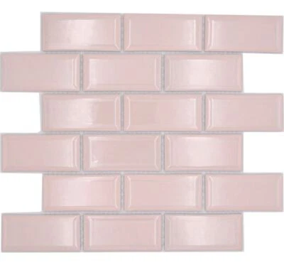 Ceramica Mosaico Metropolitana Verbundoptik Rosa Pallido Pastello 24-11t_F 10 - Immagine 1 di 4