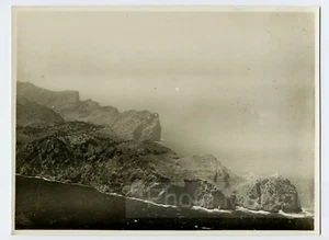 Baléares, Cabo y Faro de Formentor, Vista aérea - Photo Vintage Mallorca c. 1935 - Picture 1 of 3