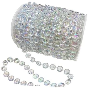Jishi Crystal Bead Garland for Christmas Tree Decorations, 99ft 20230217002 - Picture 1 of 8