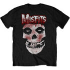 Misfits Blood Drip Skull schwarzes T-Shirt NEU OFFIZIELL