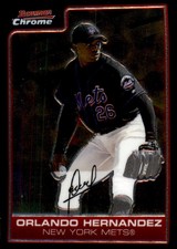 2006 Bowman Chrome Baseball #142 Orlando Hernandez New York Mets