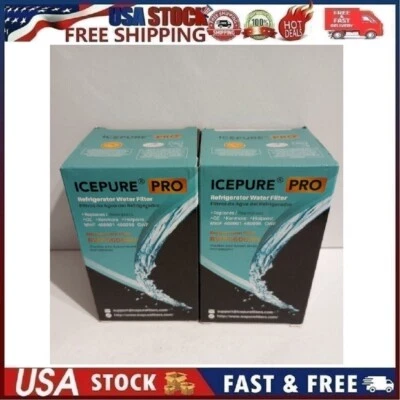2 Pack IcePure PRO RWF²0600AH Refri²gerator Filter G²E Kenm²ore 469991 469996 - Image 1 of 4
