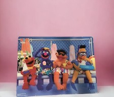 Vtg 1988 MB Sesame Street Bert Ernie Elmo Grover Pool Time 35 Piece Floor Puzzle