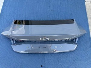 2021-2023 Hyundai Elantra OEM Trunk Lid Assembly W/ Spoiler, fluid metal Color - Picture 1 of 11