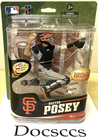 BUSTER POSEY McFarlane Collectors Club San Francisco Giants GREY Jersey MLB 31 Cover