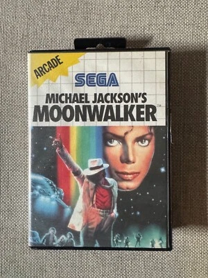 Master System MOONWALKER Michael Jackson's SEGA PAL REGION FREE (Works in US) - Image 1 of 3