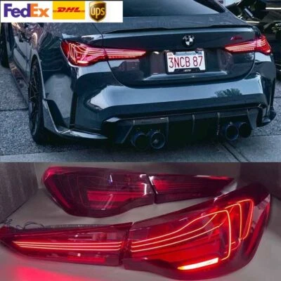 Lanterna traseira de LED para BMW 4-Series 2020-2023 M4 CSL G82 G22 430i 425i 420i upgrade - Imagem 1 de 4