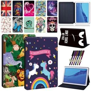 For Huawei MediaPad T5 10.1"/T3  10 9.6"/T3 8.0" Tablet Leather Stand Cover Case - Picture 1 of 46