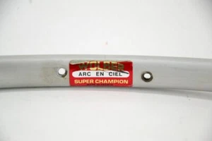 Llanta de carretera tubular Wolber 'Super Champion' plateada 36H 700c 622 20 mm 330 g NOS - Imagen 1 de 1