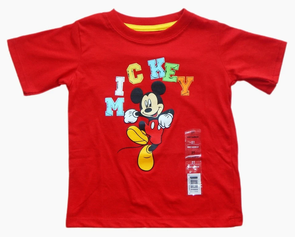 MICKEY MOUSE BUY 1, GET 1 50% OFF Comfort Tees T-Shirt NWT Size 2T, 3T or 4T NWT - Image 1 of 1
