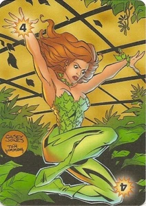 Marvel OVERPOWER DC 4 ENERGY POWER CARD - Poison Ivy - Picture 1 of 1