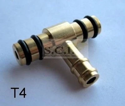 YAMAHA FJ600 XS750 XS1100 CARBURETOR CARB BRASS FUEL TEE FITTING 2H7-14988-00 - Image 1 of 4