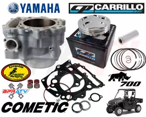 08-13 Yamaha Rhino 700 102mm Stock Bore Cylinder CP Pump Gas Piston Top End Kit - Picture 1 of 22