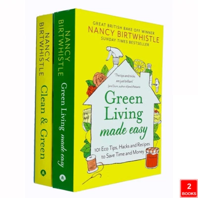 Nancy Birtwhistle Collection 2 Books Set Green Living Made Easy, Clean & Green - Image 1 of 4