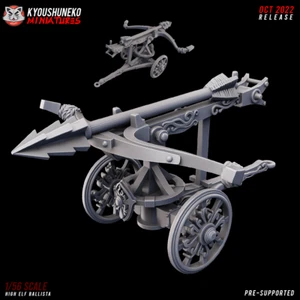 Elf Ballista, Mesa Wargaming RPG D&D Fantasía Máquina de Guerra Artillería Elfos - Imagen 1 de 1