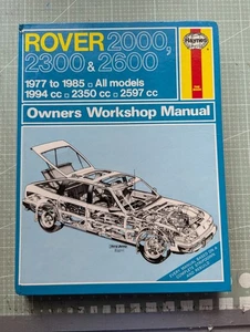 Rover SD1 2000, 2300, & 2600 (1977-1985) Haynes Workshop Manual - Picture 1 of 9
