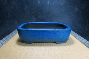 Genuine Japanese Bonsai pot "Aiba Koyo" with patina, from Tokoname. - Picture 1 of 14