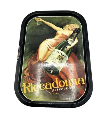 Rae Design Boccasile 1926 Tablett Werbung Zinn 40x28x2cm - Bild 1 von 4