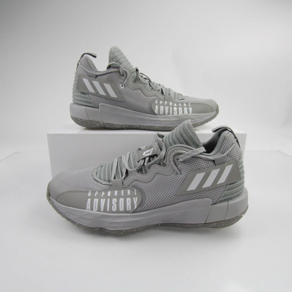 adidas Dame Basketball Shoe Men's Gray Used - Image 1 of 1