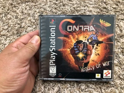 Contra: Legacy of War (Sony PlayStation 1, 1996) PS1  No Manual Tested - Image 1 of 4