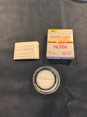 NOS 49mm Quantaray 6X-Cross Screen (6 Point Cross) Lens Filter SLR Still Video - Image 1 of 3