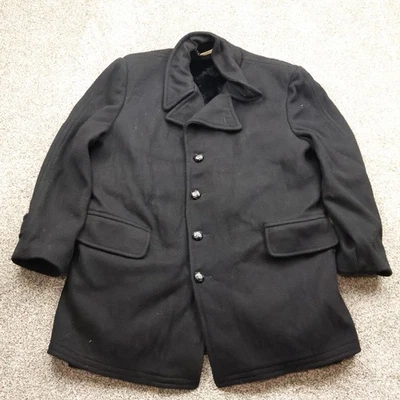 Chaquetón McGregor para Hombres 40 Negro Mezcla de Lana Forrado de Piel Sintética De Colección Hecho en EE. UU. Foto 1 de 4