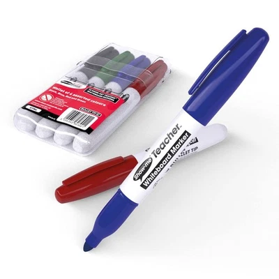 Show-Me Whiteboard Pens Pack, Marker Pens For Whiteboard, Long-Lasting Whiteboar - Image 1 of 4