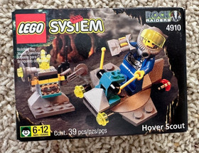 Lego Hover Scout 4910  Rock Raiders Minifigure Building Set