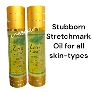Zero Clear Stretchmark Oil. For Stubborn Marks & Scars X1. Works Fast 💯👌 - Picture 1 of 1
