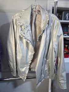 Pink Platinum Silver Jacket, Size 1X, With Tags - Picture 1 of 10