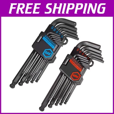 26-Piece Allen Key Wrench Set, Metric/SAE - Image 1 of 4