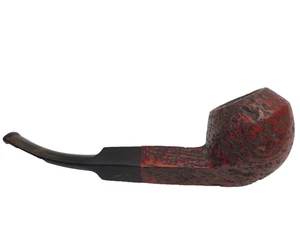 Smoker's Pride Relief Grain Tobacco Pipe Red Bent Stem Made in Italy Vtg Used - Picture 1 of 6
