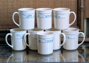 8 Corning Ware Corelle First Of Spring Beige Tea Coffee Cup Mug Cups Set of 8 - Picture 1 of 11